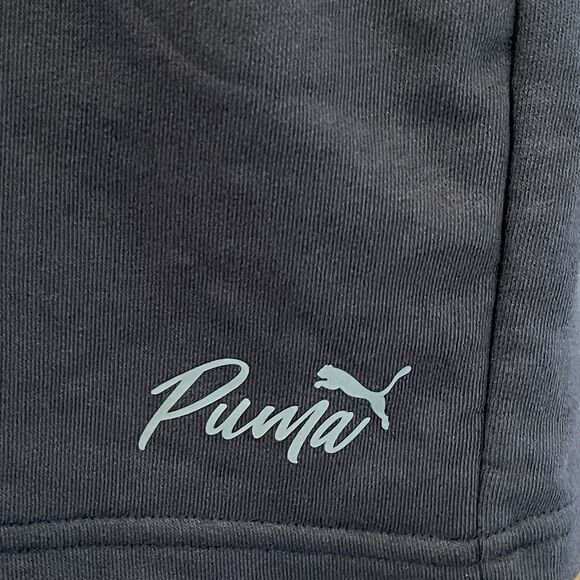 PUMA Women's In Drawstring Romper Navy Blue Size Large Athletic Casual Sporty - Picture 4 of 16